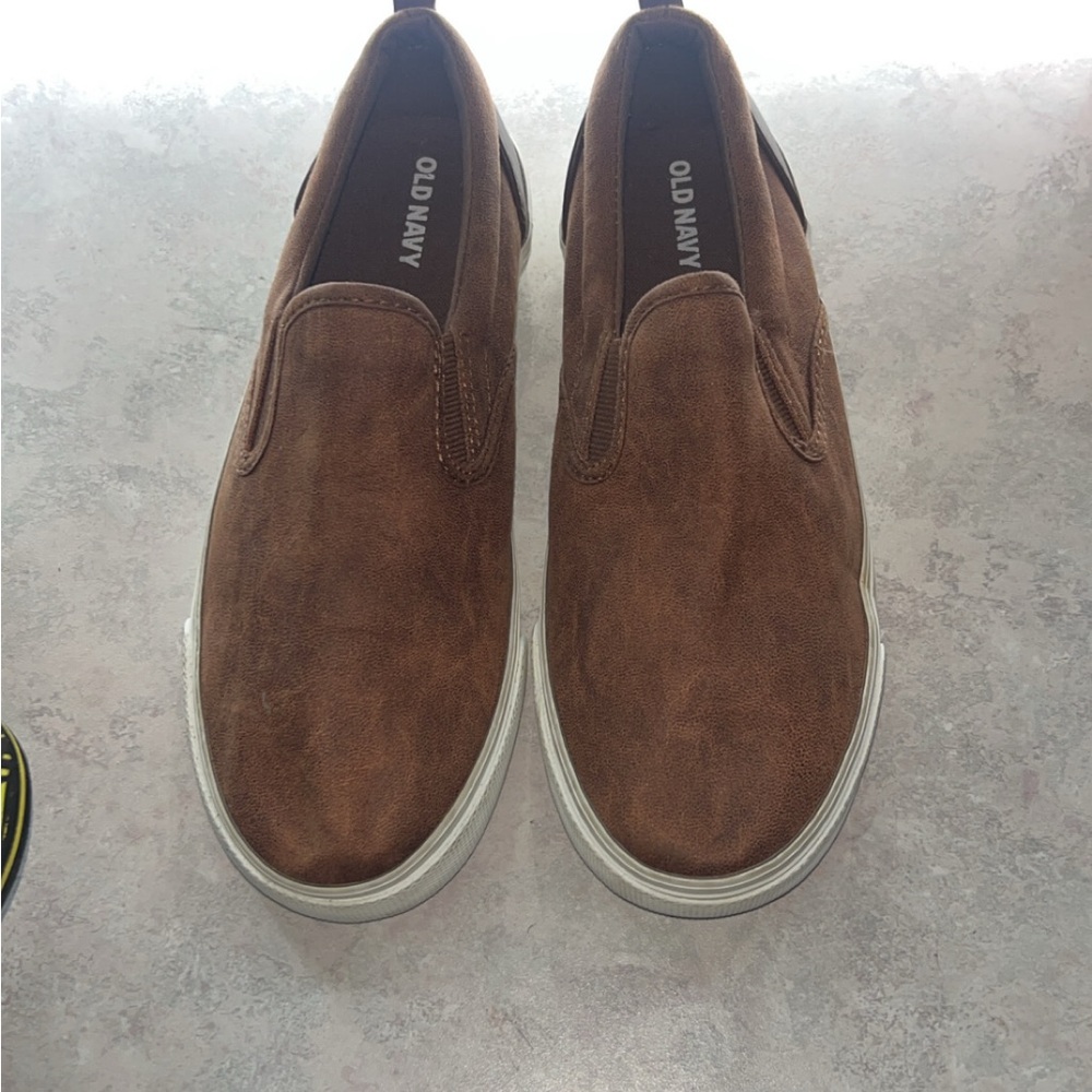 Old Navy Boys Brown Slip-On Shoes
